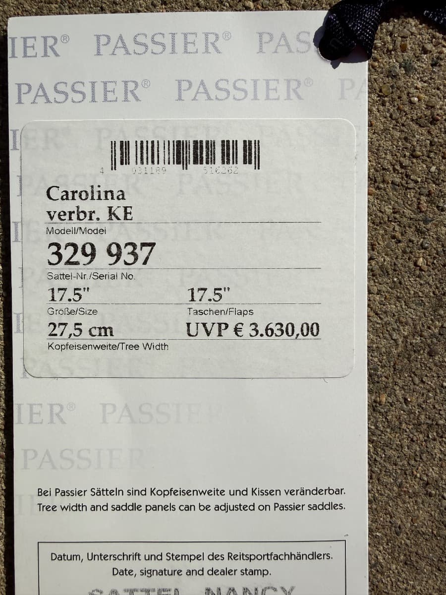 Passier Springsattel Carolina 17,5' – Vorschau 4